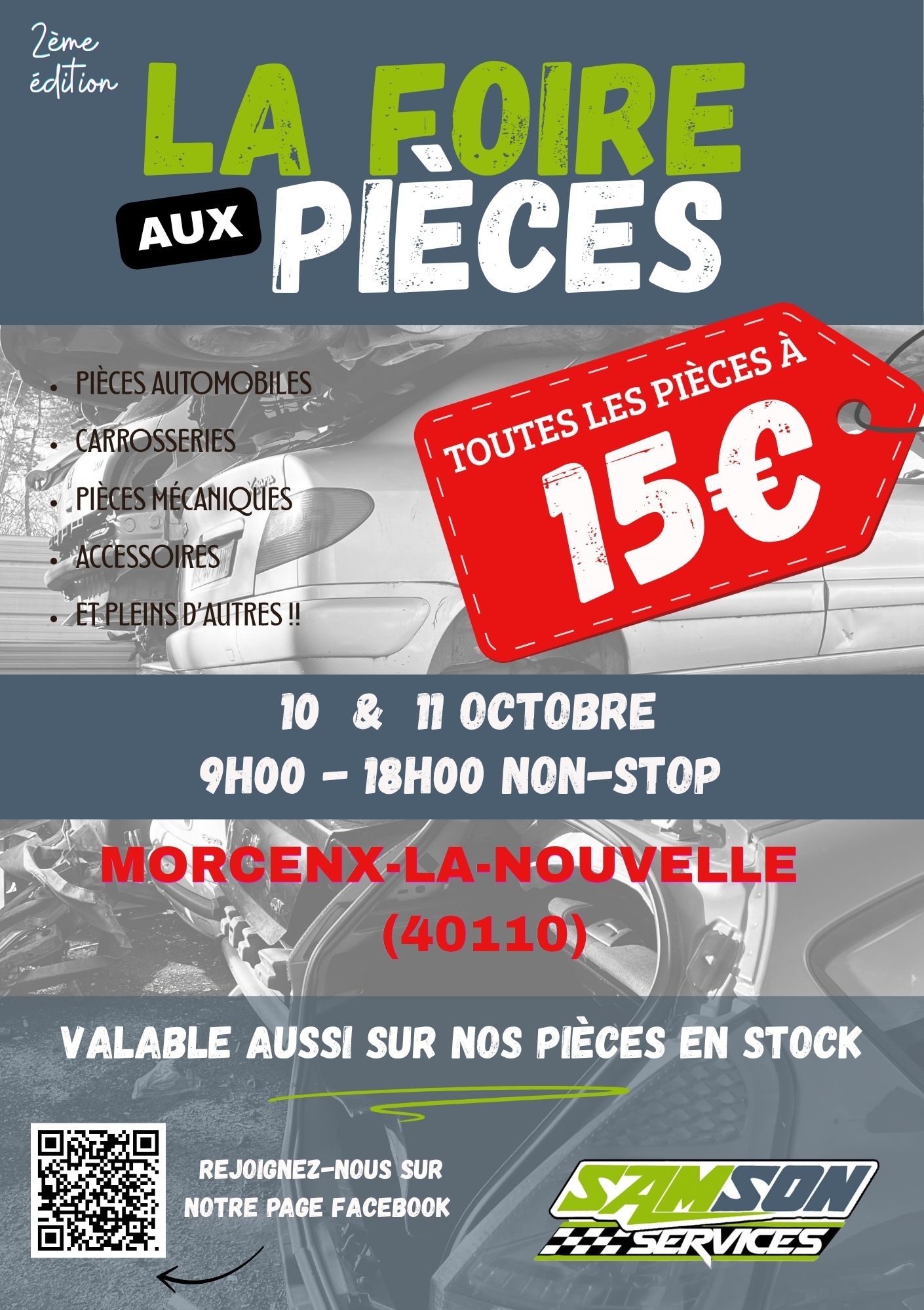 ? Foire aux pièces automobiles d’occasion – Samson Services