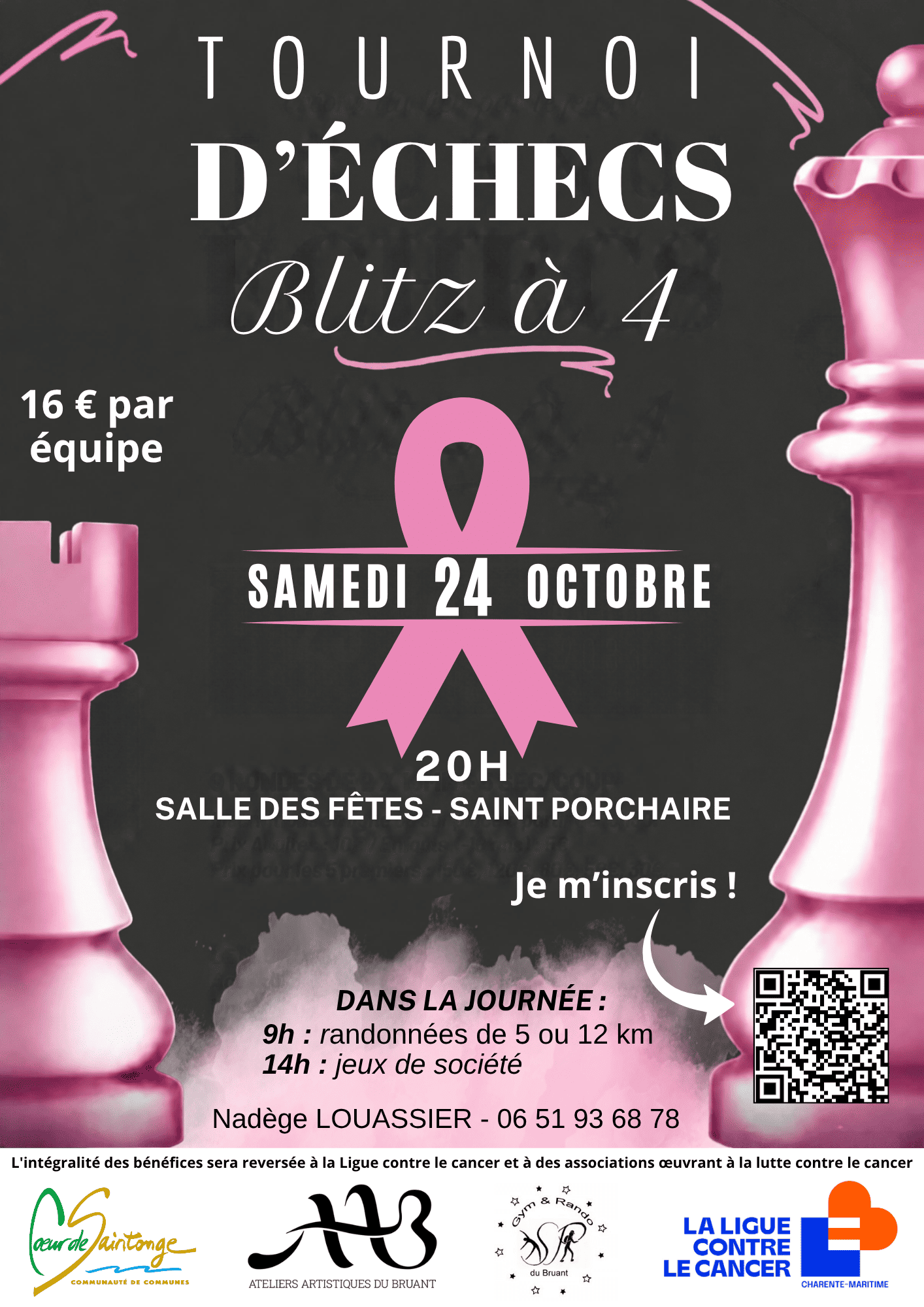 Tournoi d'échecs - Blitz à 4